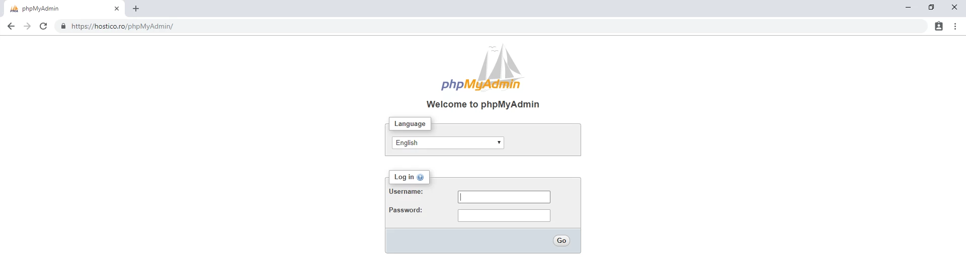 access phpMyAdmin